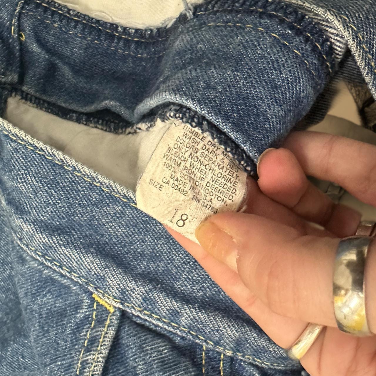 Vintage 90s Lee Tapered Leg Paperbag Split Hem Mom Jeans Dark Blue W32 L27