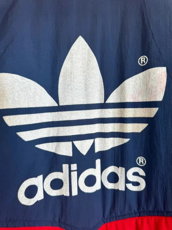 Vintage Adidas 1988-91 Mangers Bench Coat Jacket Large