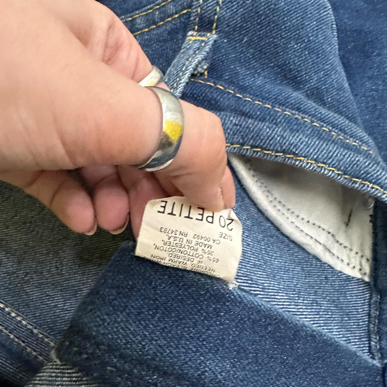 Vintage Lee Straight Leg Mom Jeans Dark Blue W34 L28