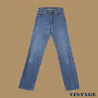 Vintage Wrangler USA Straight Leg Boyfriend Jeans Mid Blue W28 L34