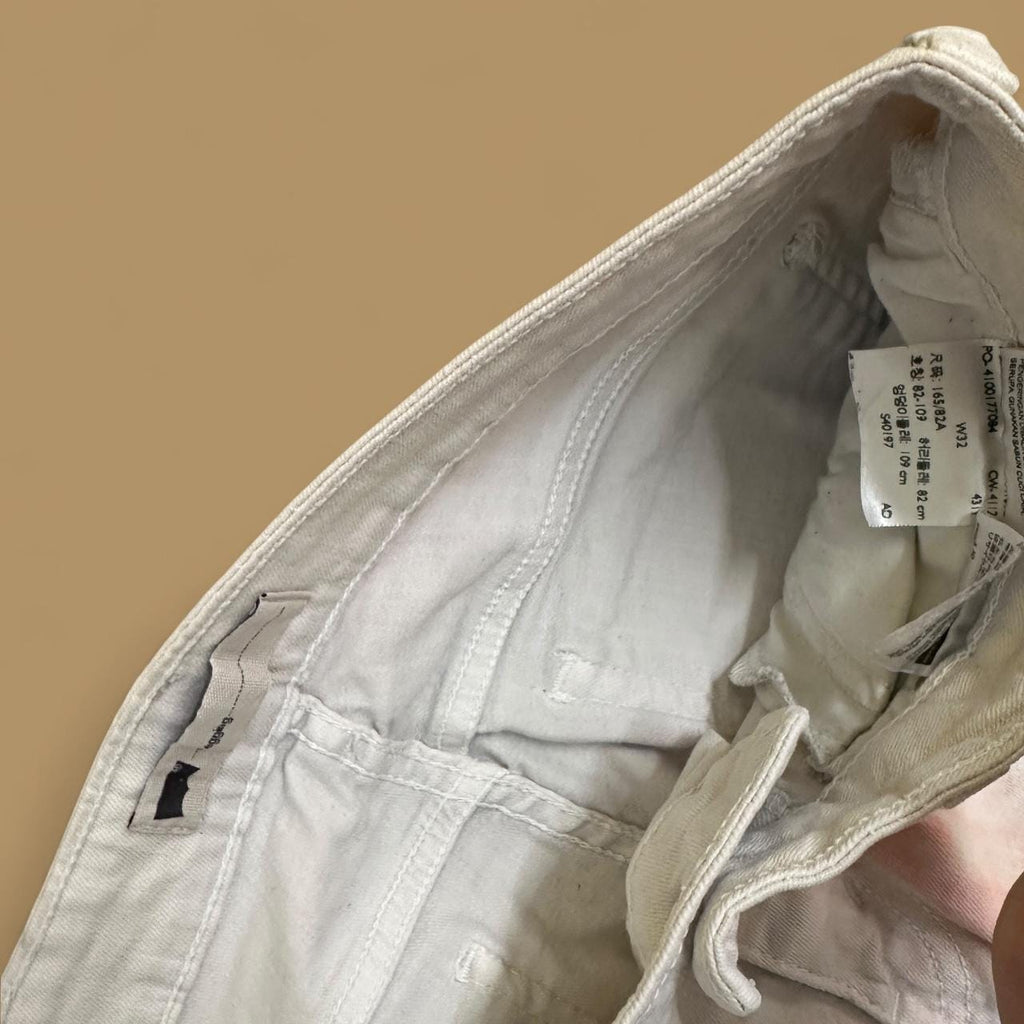 Vintage Levi&#39;s Tie Dye Legging Skinny Jeans White/Pink W32 L28