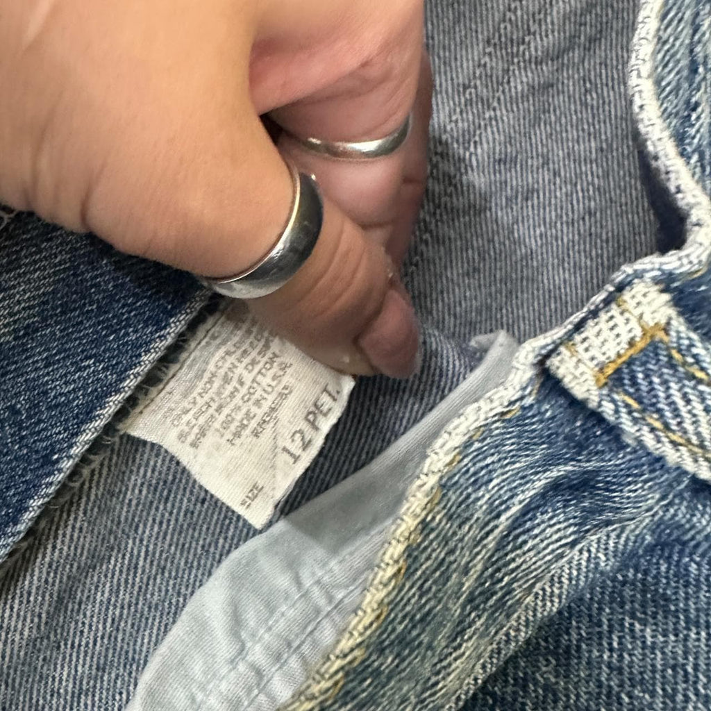 Vintage 90&#39;s Lee Tapered Leg Mom Jeans Mid Blue W30 L29