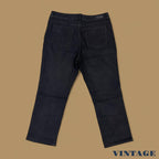 Vintage Lee Straight Leg Relaxed Jeans Black W38 L28