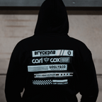 Tape Zip-Hoodie