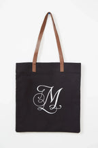 Cara Letter Canvas Tote Bag