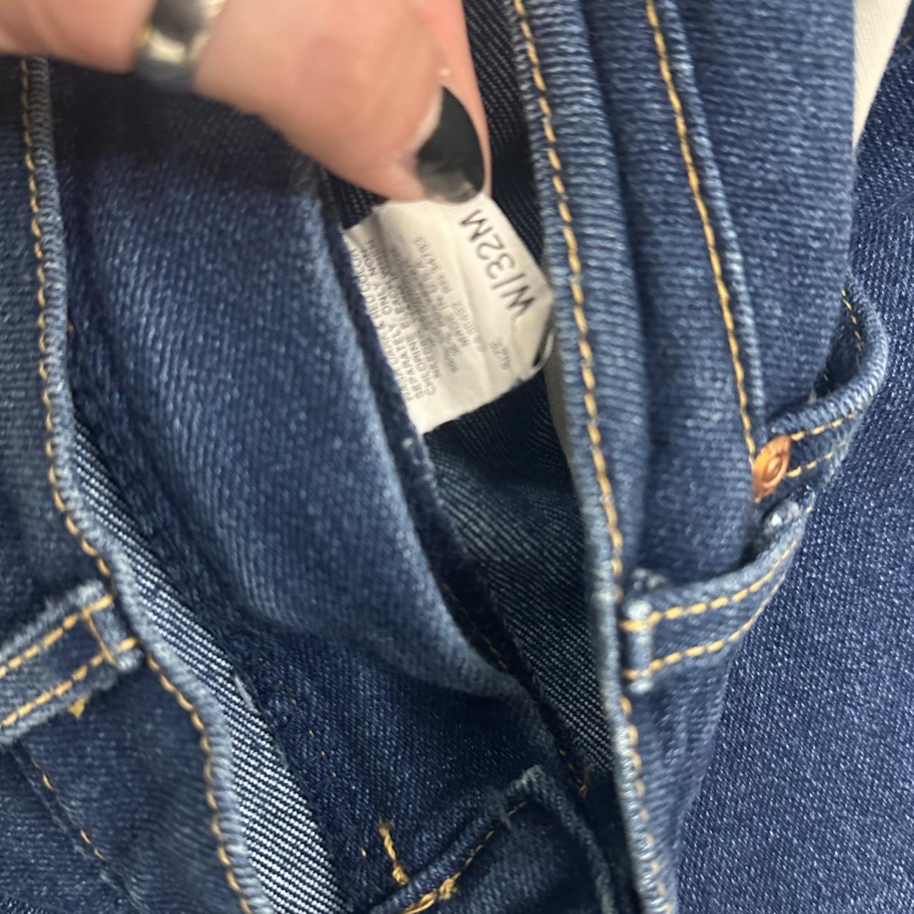 Vintage 90s Lee Straight Leg Boyfriend Jeans Dark Blue W32 L30