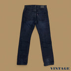 Vintage Levi&#39;s 511 Slim Fit Straight Leg Jeans Dark Blue W29 L29