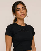 Cute and Competitive Cropped T-Shirt