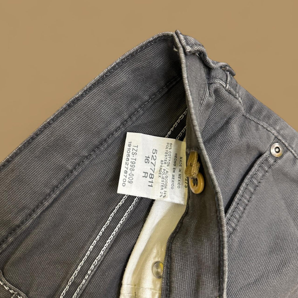Vintage Lee Straight Leg Boyfriend Jeans Charcoal Grey W29 L29