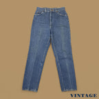 Vintage Lee Straight Leg Boyfriend Jeans Mid Blue W30 L32