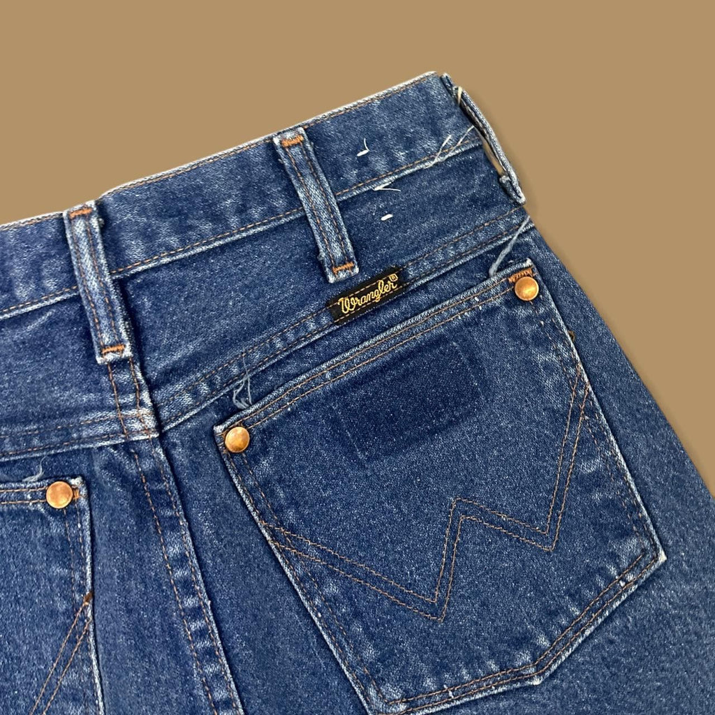 Vintage Wrangler Original Straight Leg Jeans Dark Blue W29 L34