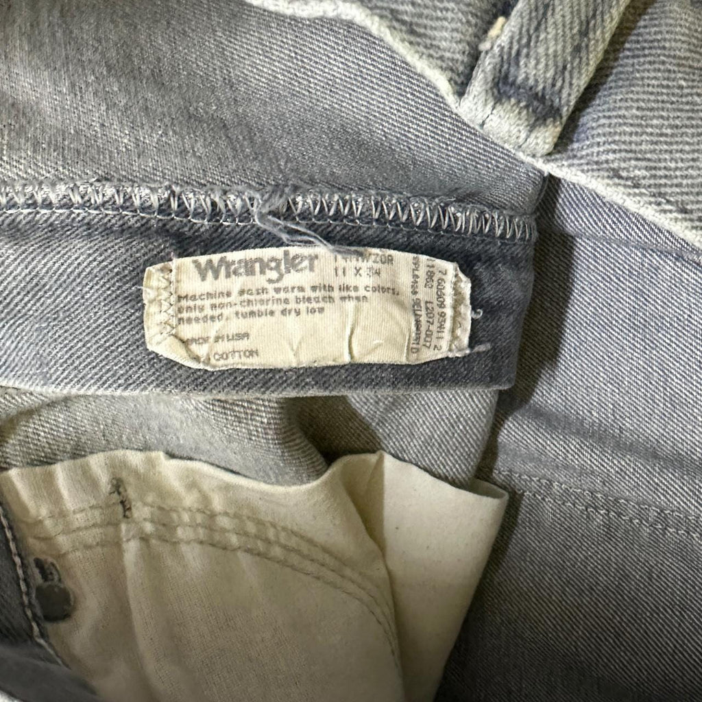 Vintage Wrangler USA Made Straight Leg Boyfriend Jeans Grey W30 L32