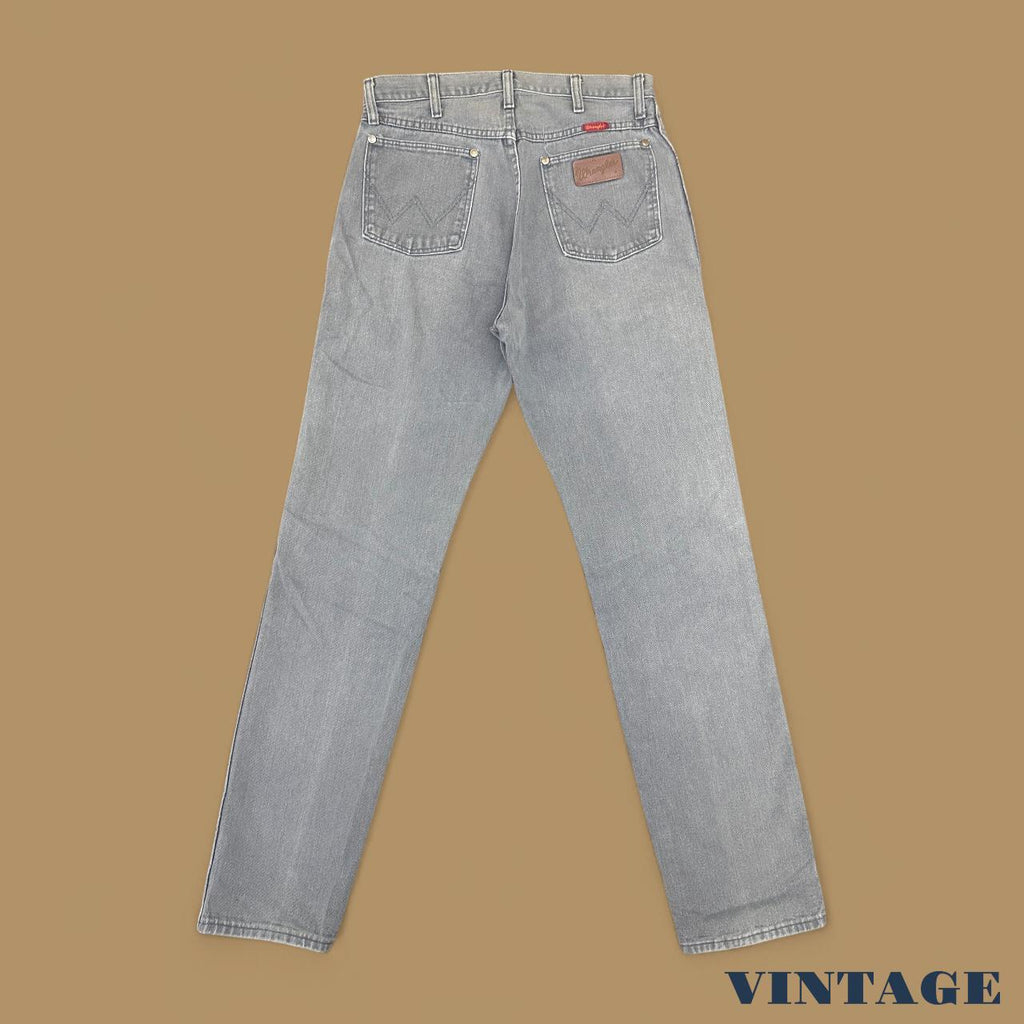Vintage Wrangler USA Made Straight Leg Boyfriend Jeans Grey W30 L32