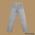 Vintage Wrangler USA Made Straight Leg Boyfriend Jeans Grey W30 L32