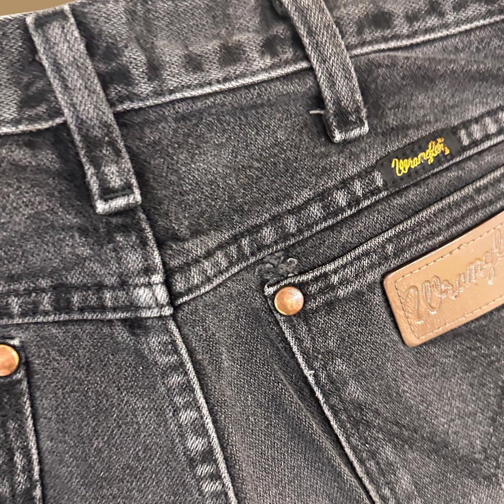 Vintage Wrangler Straight Leg Jeans Charcoal Black W28 L30