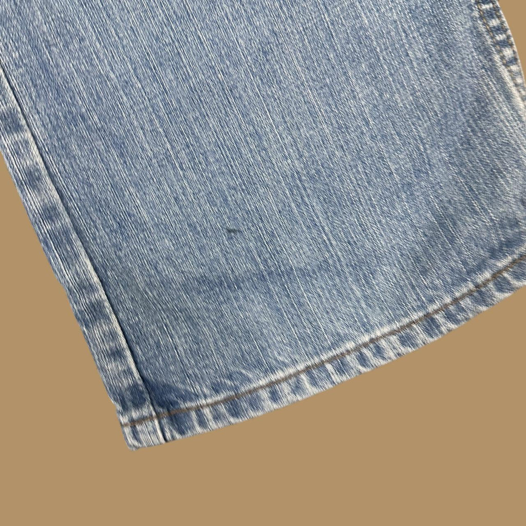 Vintage Lee Distressed Relaxed Fit Jeans Mid Blue W40 L30