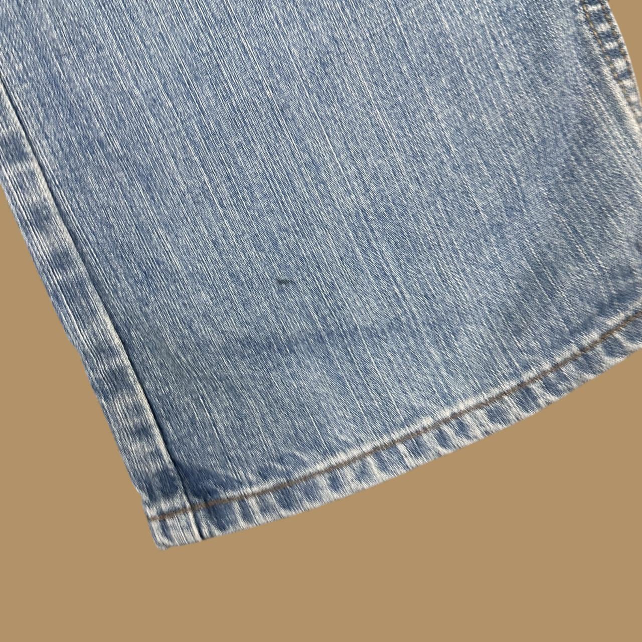 Vintage Lee Distressed Relaxed Fit Jeans Mid Blue W40 L30