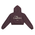 Cute and Competitive Cropped Hoodie