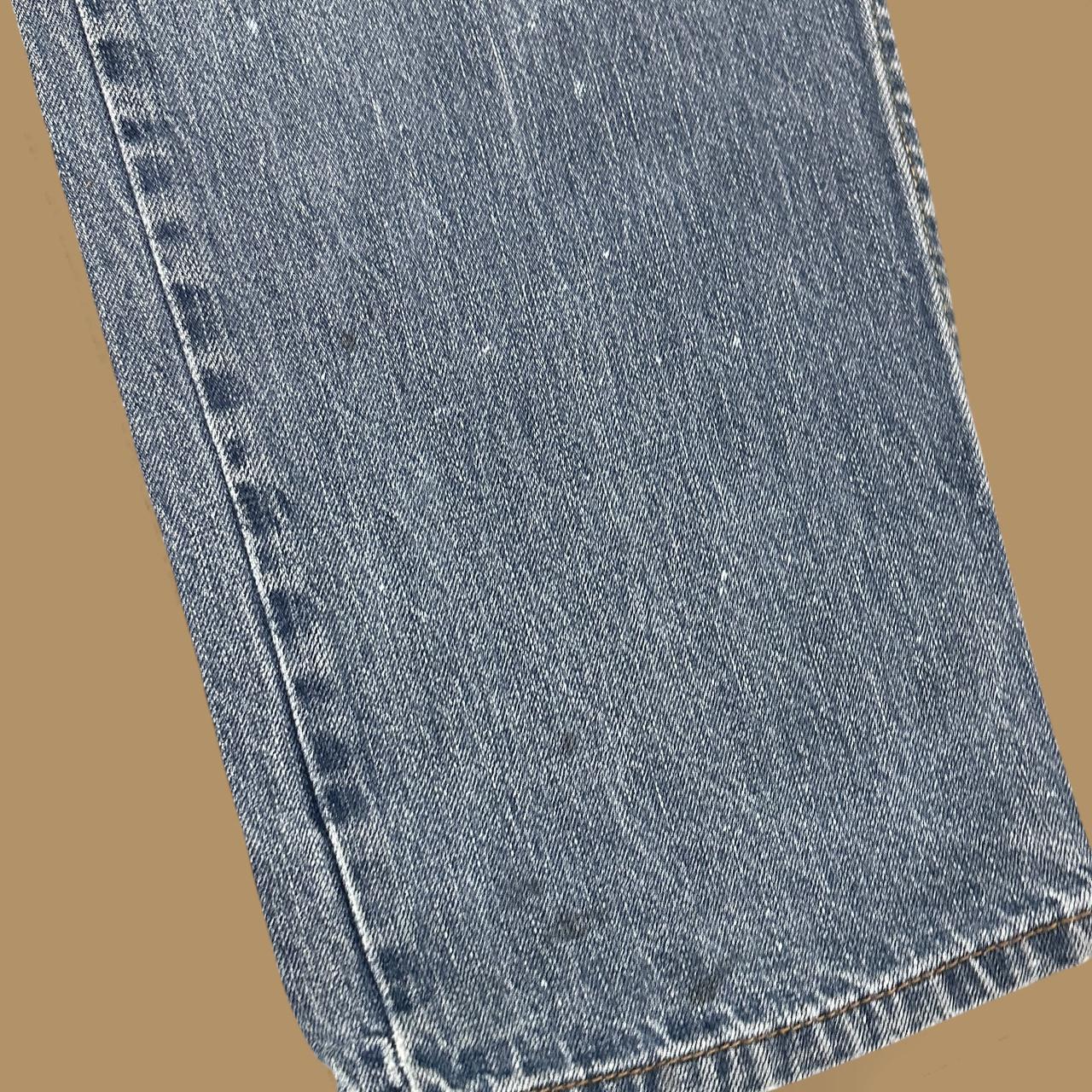 Vintage Lee Straight Leg Paint Splatter Jeans Light Blue W38 L32