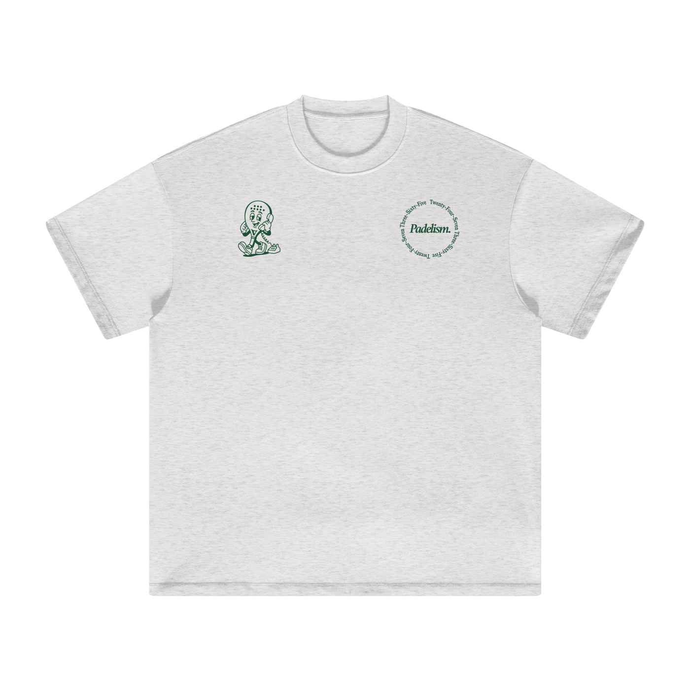 Padel Coach - Heavyweight T-Shirt Oat Gray