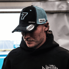 Official Davey Todd Merchandise Trucker Hat - Black & Blue