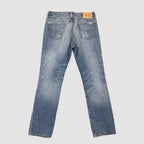 Vintage Levi's 514 Distressed Slim Fit Jeans Mid Blue W33 L32