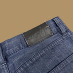 Vintage Hugo Boss Montana Straight Pinstripe Jeans Dark Blue W32 L32