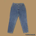 Vintage 90s Lee Tapered Leg Mom Jeans Dark Blue W32 L30