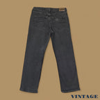 Vintage Lee Straight Leg Boyfriend Jeans Charcoal Black W32 L28
