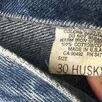 Vintage Lee Straight Loose Boyfriend Jeans Dark Blue W28 L27