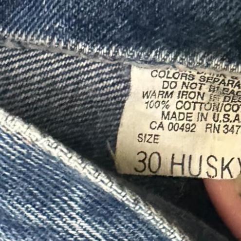 Vintage Lee Straight Loose Boyfriend Jeans Dark Blue W28 L27