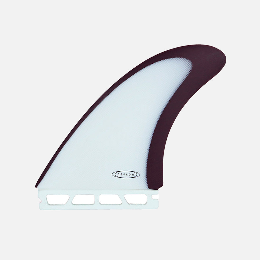 Deflow Duette twin fins cherry single-tab L