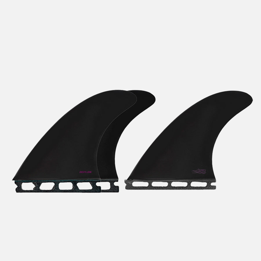 Deflow Pulse Thruster fins Black single tab M