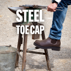 Detroit Steel Toe Cap Work Boots - Black