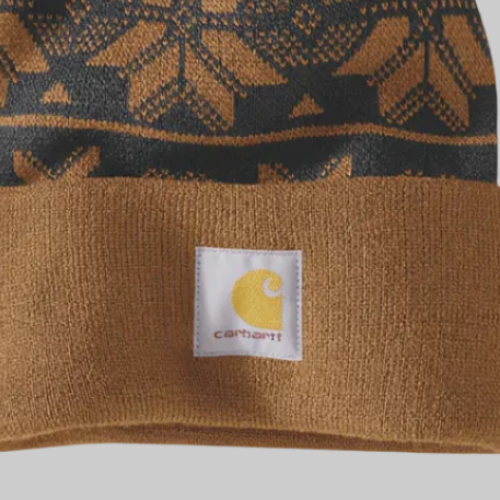 Carhartt Knit Pom-Pom Jacquard Beanie