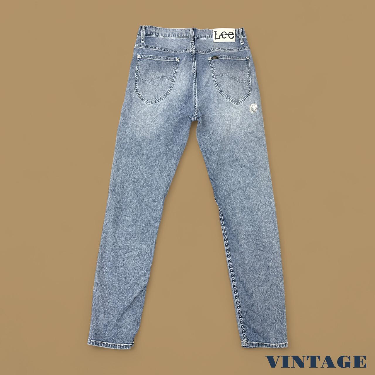 Vintage Lee Jade Fusion Slim Straight Leg Jeans Light Blue W29 L31