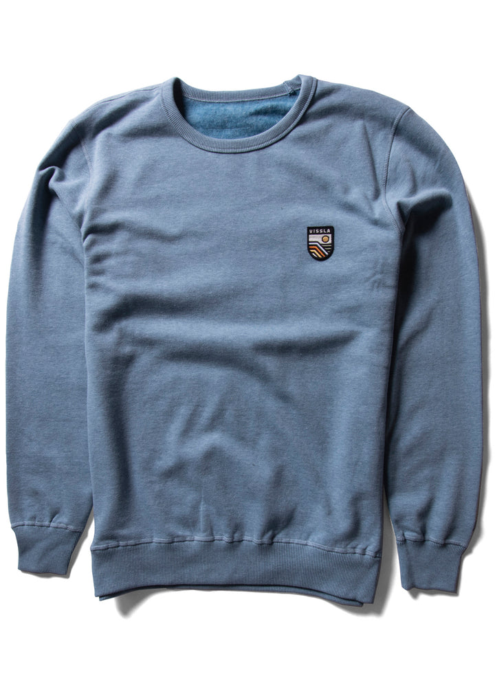Vissla Solid Sets Eco Crew Deep water heather