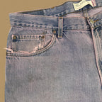 Vintage Levi&#39;s 550 Relaxed Straight Leg Jeans Pink/Blue W40 L32