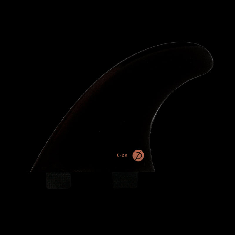 DEFLOW E2K EVO -thruster fins Black M FCS1 twin tab
