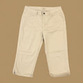 Vintage Lee Riders Cropped Capri Jeans Beige W33 L19