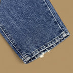 Vintage 90&#39;s Lee Tapered Leg Mom Jeans Dark Blue W32 L32