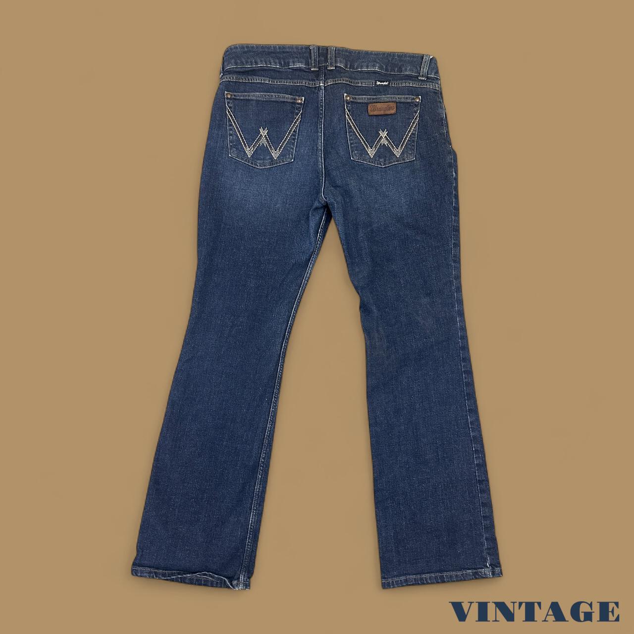 Vintage Wrangler Bootcut Jeans Dark Blue W36 L30