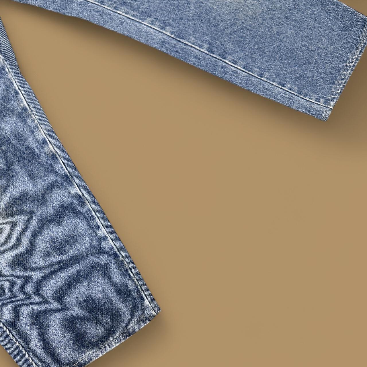 Vintage 90s Lee Elastic Baggy Tapered Jeans Mid Blue W28 L25
