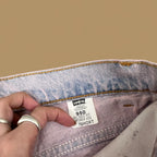 Vintage Levi&#39;s 950 Relaxed Tapered Leg Mom Jeans Pale Pink W29 L30