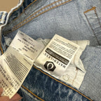 Vintage Levi&#39;s 512 Distressed Slim Fit Straight Leg Jeans Light Blue W29 L32