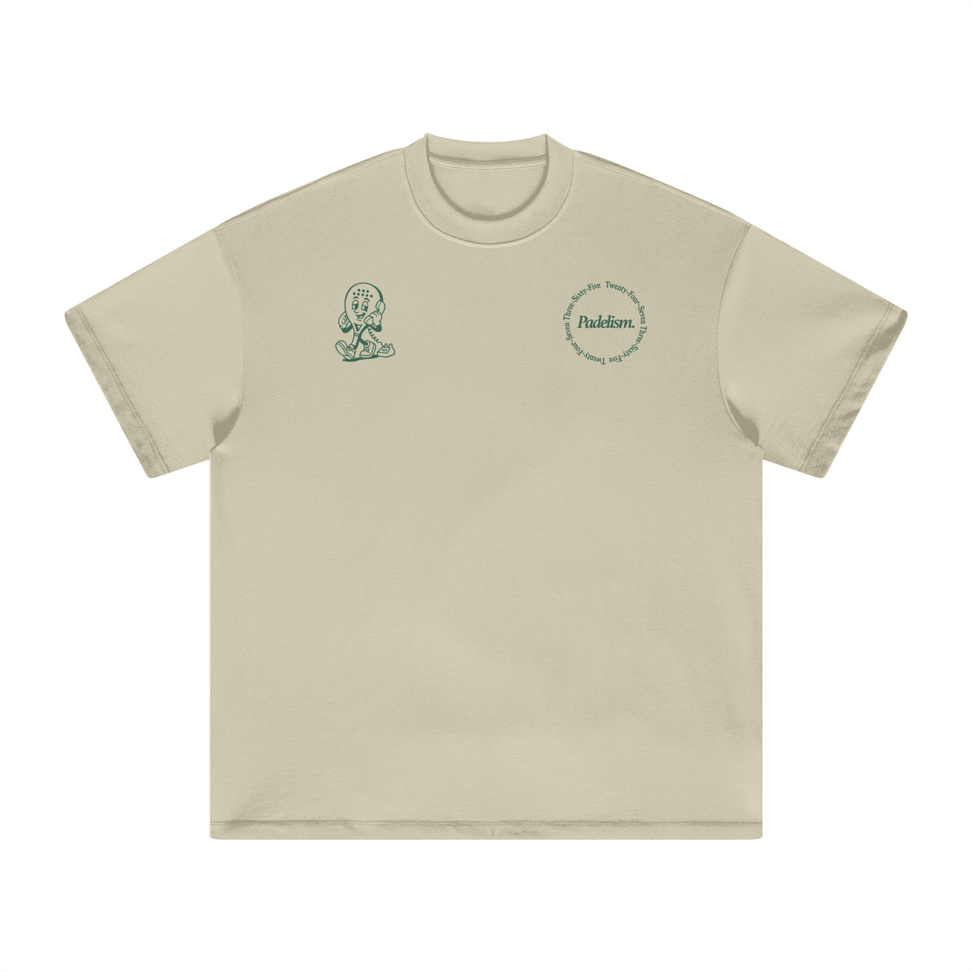 Padel Coach - Heavyweight T-Shirt Sand Color