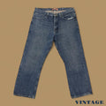 Vintage Lee Relaxed Bootcut Jeans Dark Blue W38 L30
