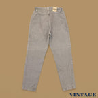 Vintage 90s Lee Elastic Waist Tapered Leg Mom Jeans Beige W30 L30