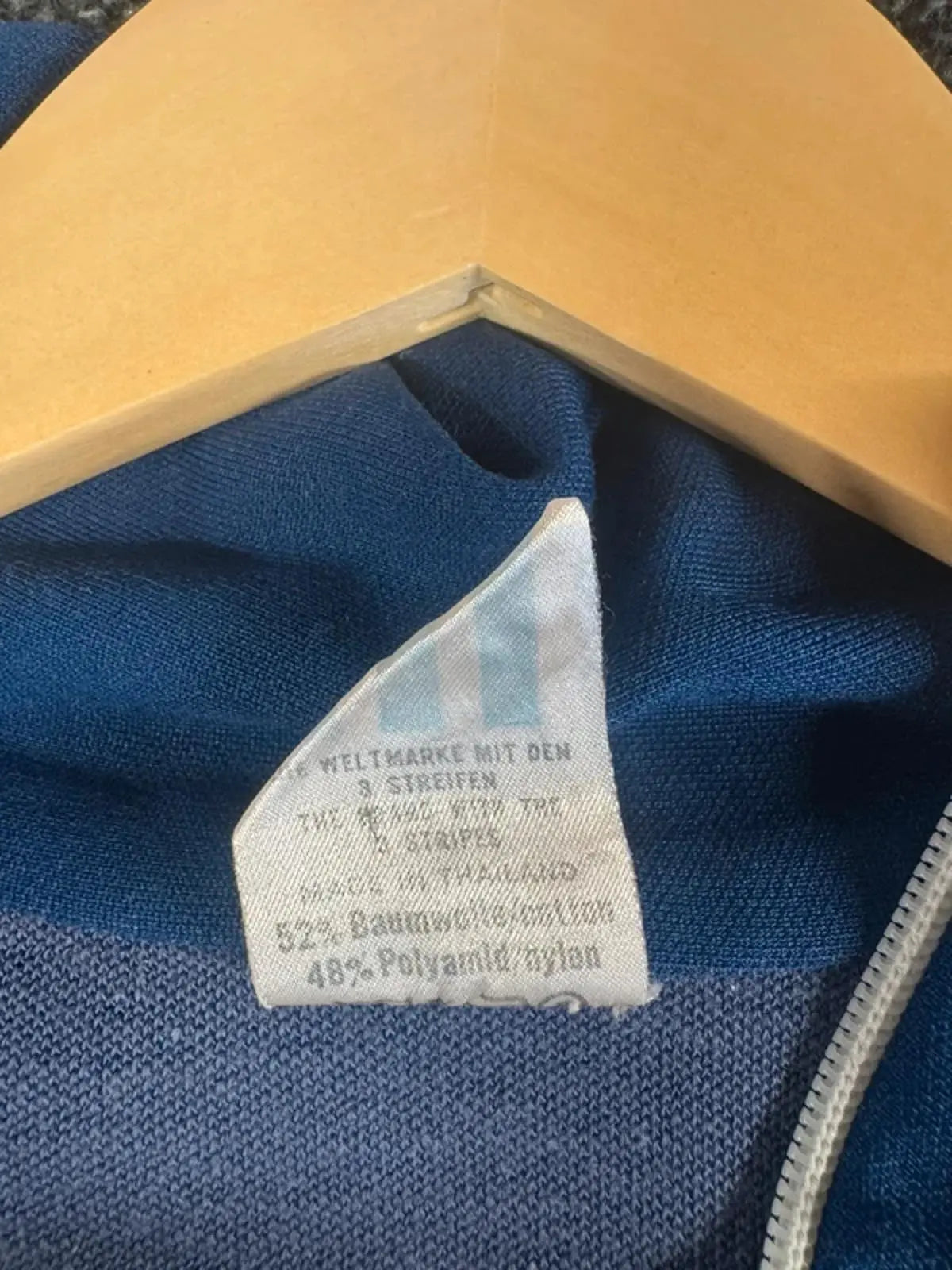 Vintage 1970's Adidas Europa Tracksuit Top Men’s Medium, Women’s 12/14