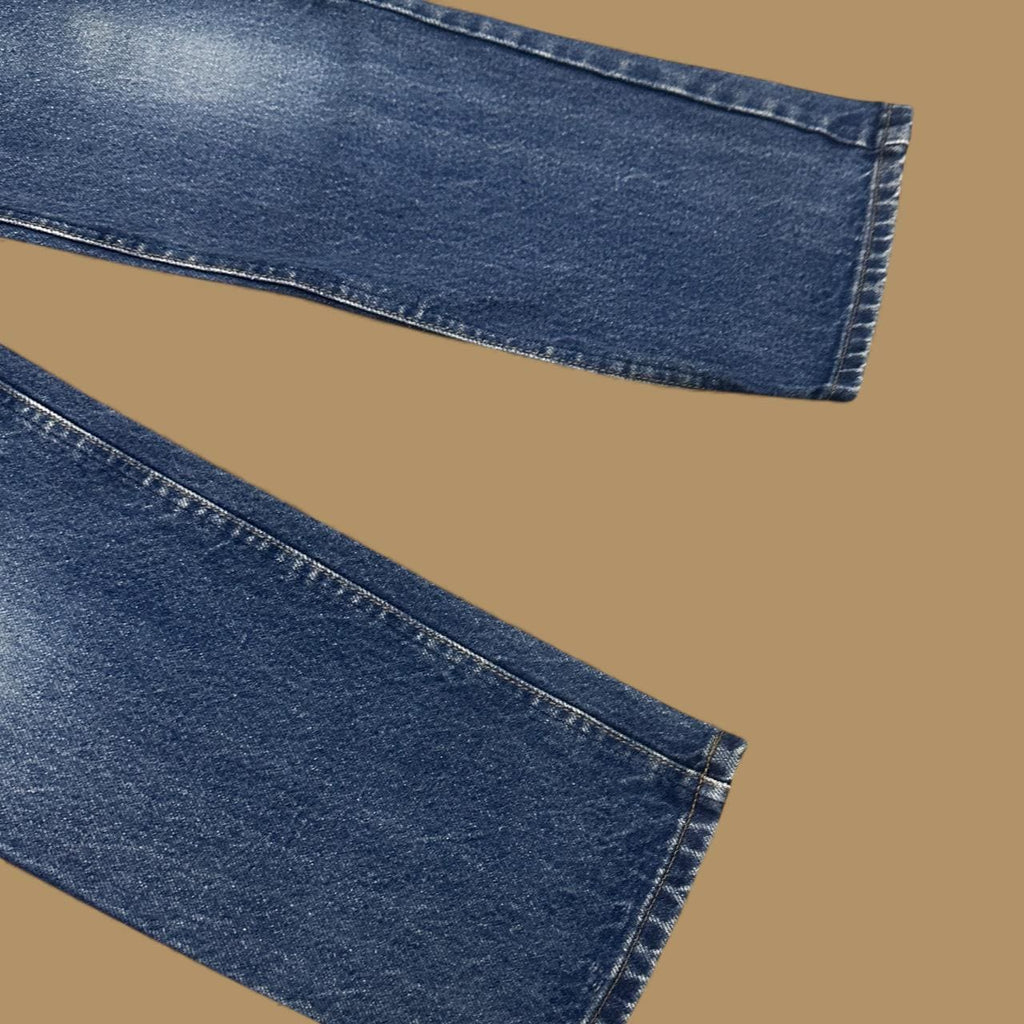 Vintage Lee Straight Loose Boyfriend Jeans Dark Blue W28 L27